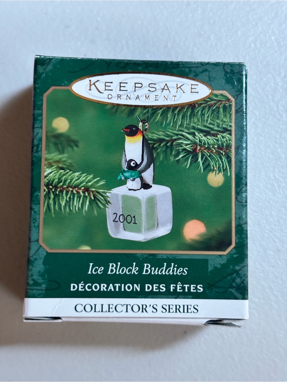 Hallmark Keepsake Miniature Ornament Ice Block Buddies Collector's Series 2001
